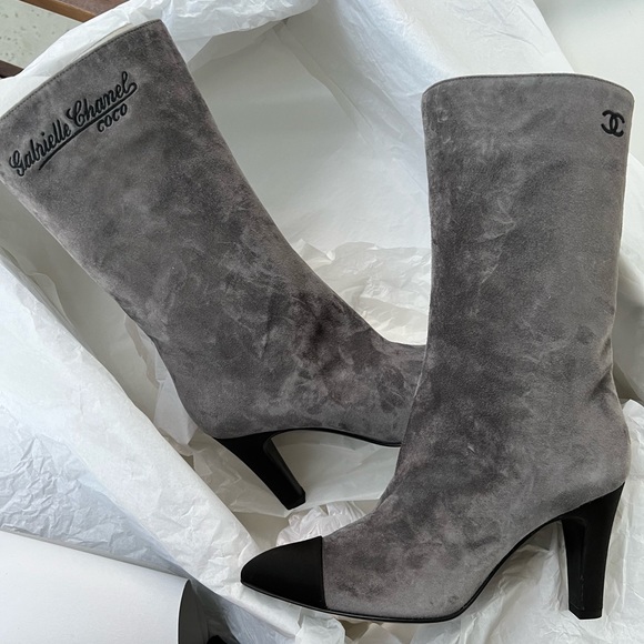 CHANEL Shoes - Chanel CoCo Gabrielle 2 tone boots